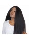 360 Lace Wigs Brazilian Virgin Hair Yaki Straight150% Density Human Hair Wigs 
