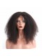 Brazilian Wigs 150% Density Natural Hair Line Afro Kinky Curly Human Hair Wigs
