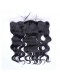  Natural Color Body Wave Brazilian Virgin Hair Silk Base Lace Frontal Closure 13x4inches