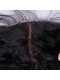 Natural Color Kinky Curly Brazilian Virgin Hair Silk Base Lace Frontal Closure 13x4inches