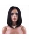 Rihanna Inspired Straight Short Bob Lace Front Human Hair Wigs 250% Density