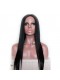 Natural Color Unprocessed Peruvian Virgin 100% Human Hair Silky Straight Full Lace Wigs 