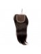 Indian Remy Hair Silky Straight Free Part Lace Closure with 3pcs Weaves 