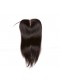 Malaysian Virgin Hair Silk Straight Three Part Lace Closure 4x4inches Natural Color