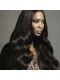 250% Density Brazilian Virgin Human Hair Body wave Glueless Lace Front Wigs