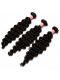 Natural Color Deep Wave Brazilian Virgin Human Hair Weave 3pcs Bundles 