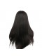 Brazilian Virgin Human Hair Yaki Straight Full Lace Human Hair Wigs Natural Color