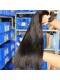 Indian Virgin Human Hair Extensions Weave Yaki Straight 4 Bundles Natural Color