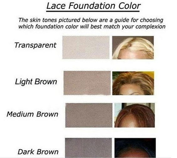 ComingBuy lace color chart