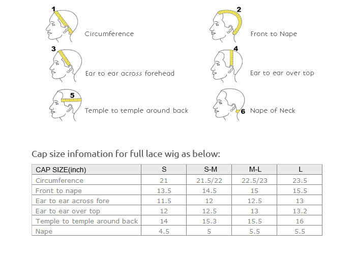 wowafrican.com lace wigs cap size