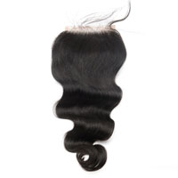 Hot Sale Virgin Human Hair Lace Top Closure Natural Color 4x4inches